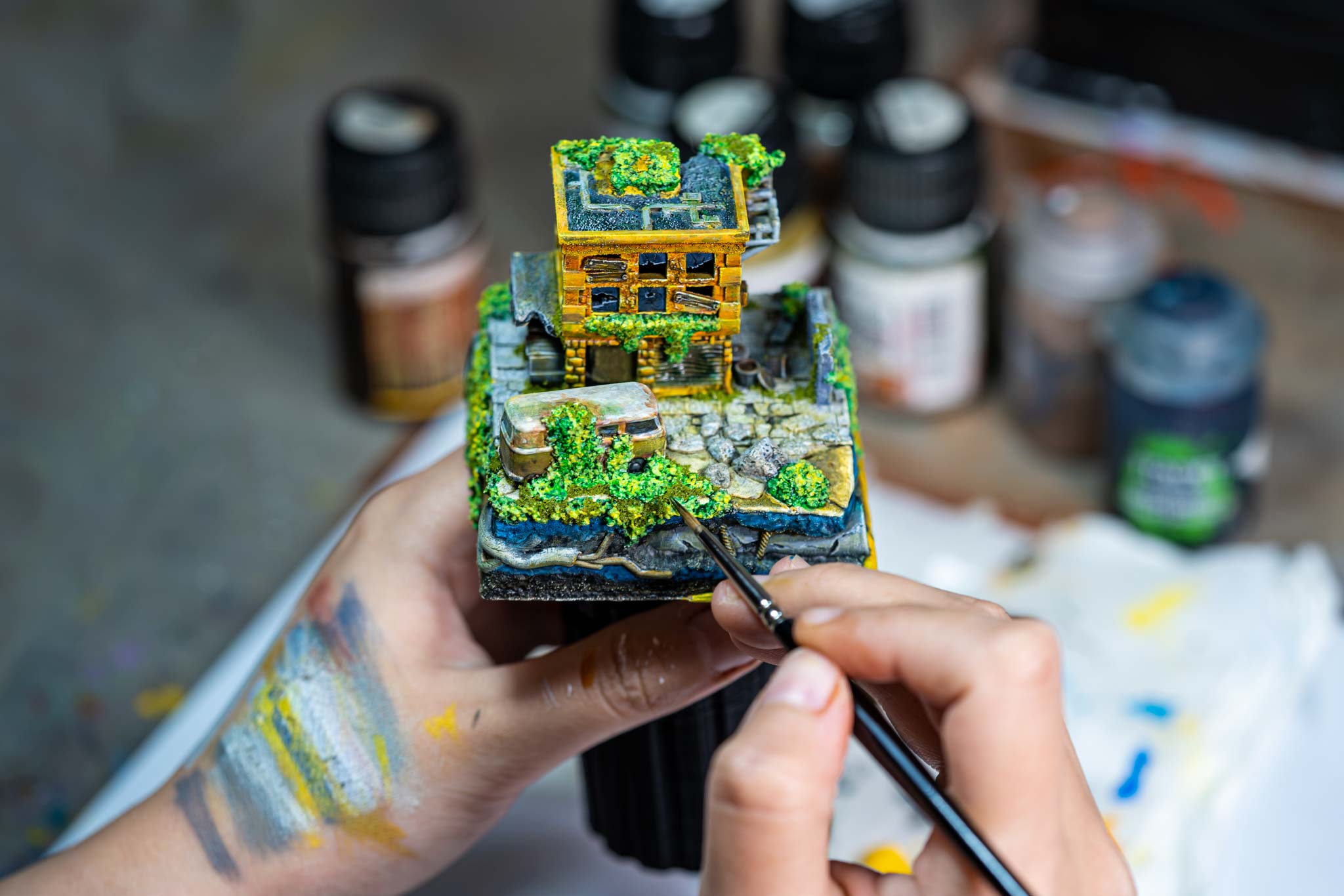 Lost Cities 3 – The Mad Future art toy - artisan keycap by Jelly Key