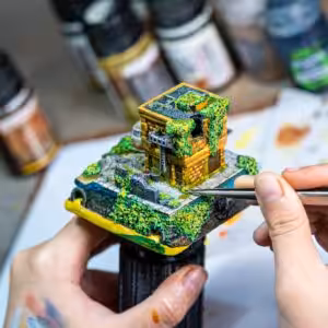 Lost Cities 3 – The Mad Future art toy - artisan keycap by Jelly Key