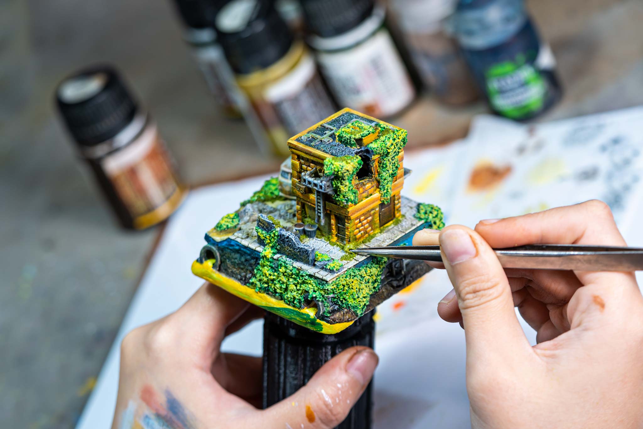 Lost Cities 3 – The Mad Future art toy - artisan keycap by Jelly Key