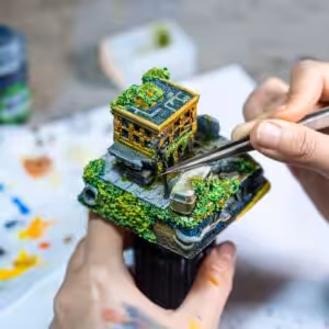 Lost Cities 3 – The Mad Future art toy - artisan keycap by Jelly Key