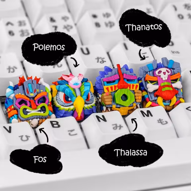untouched ivilization custom keycaps144