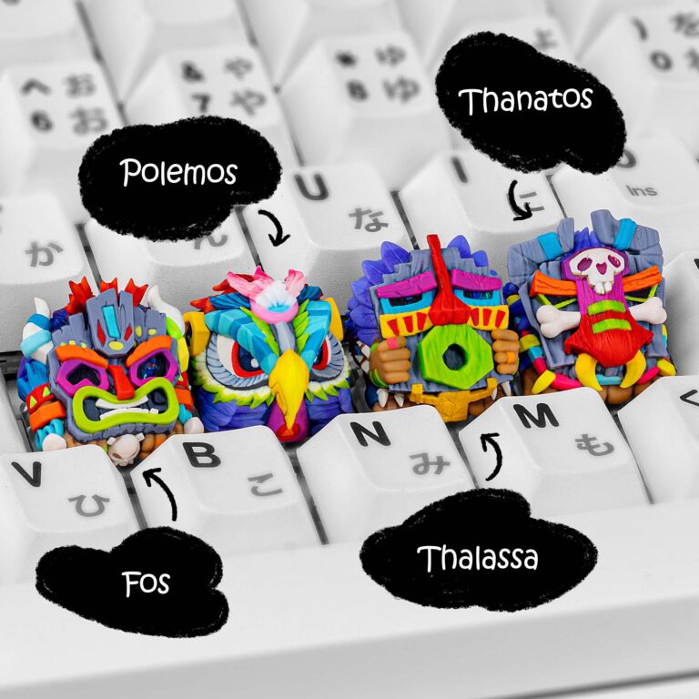 untouched ivilization custom keycaps144