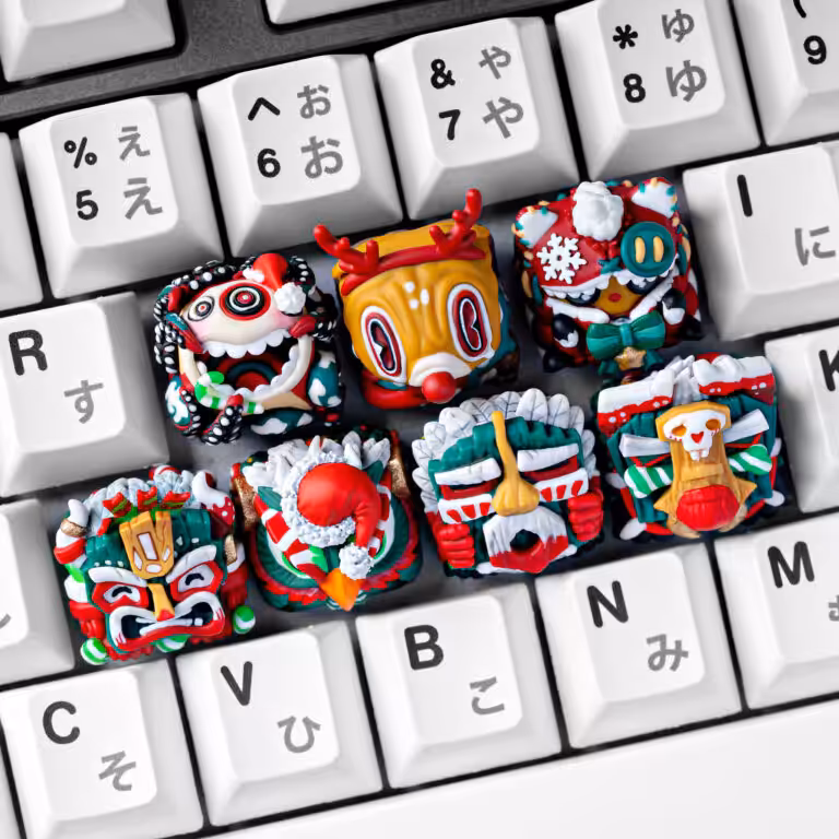 jelly key xmas custom keycap 004