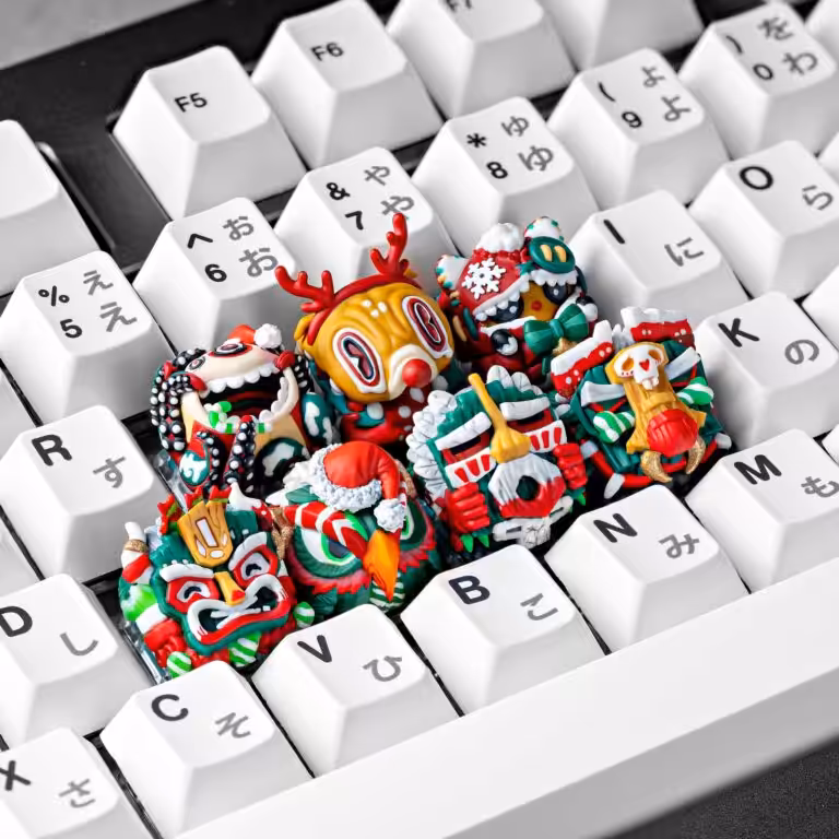 jelly key xmas custom keycap 008