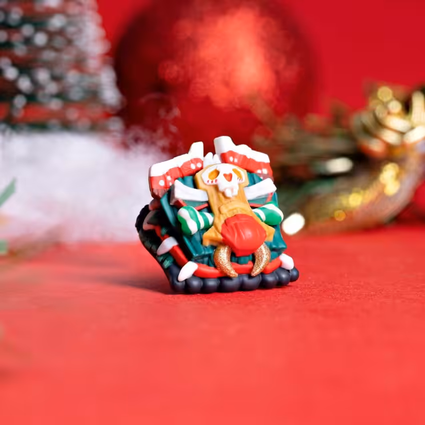 jelly key xmas custom keycap 016