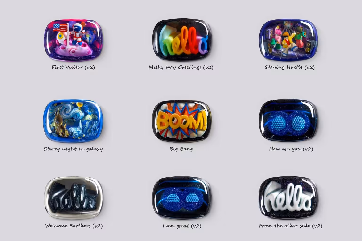 retrotv series 3 custom keycaps 2168