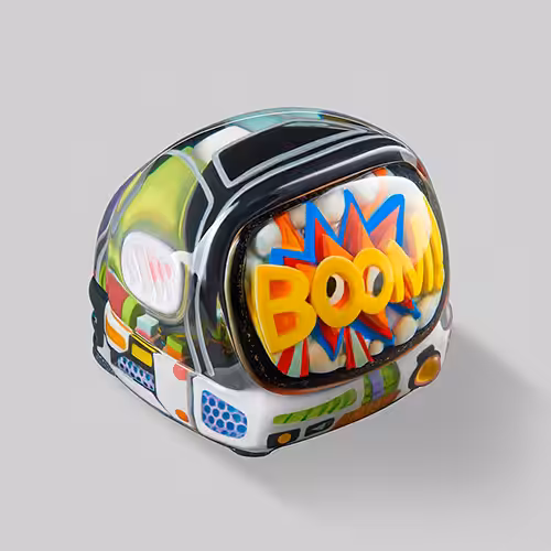 retro tv series – stand boy art toy