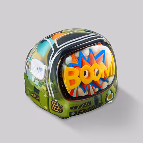 retro tv series – stand boy art toy