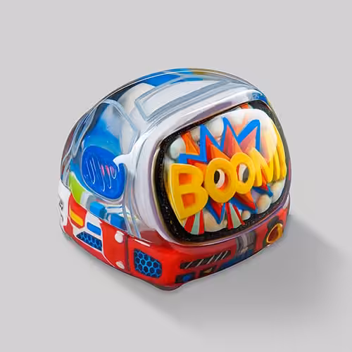 retro tv series – stand boy art toy