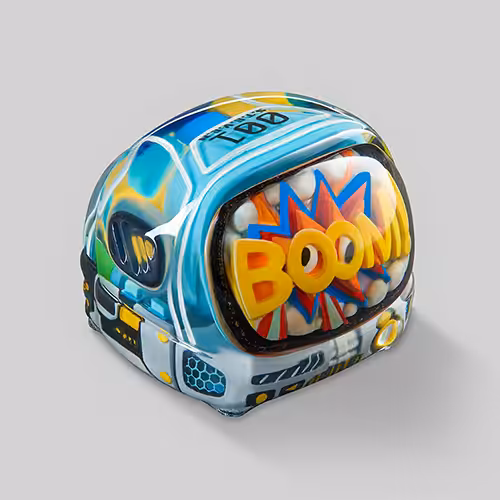 retro tv series – stand boy art toy