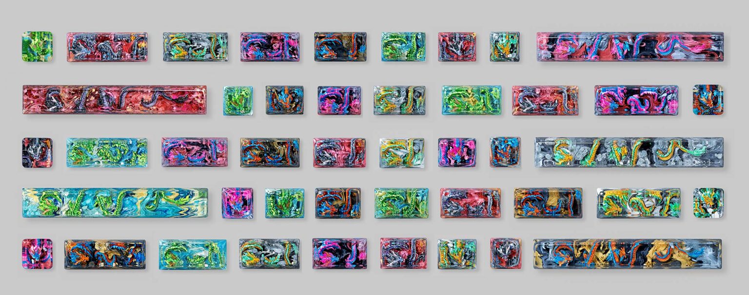 dragon eden v3 custom keycap 412