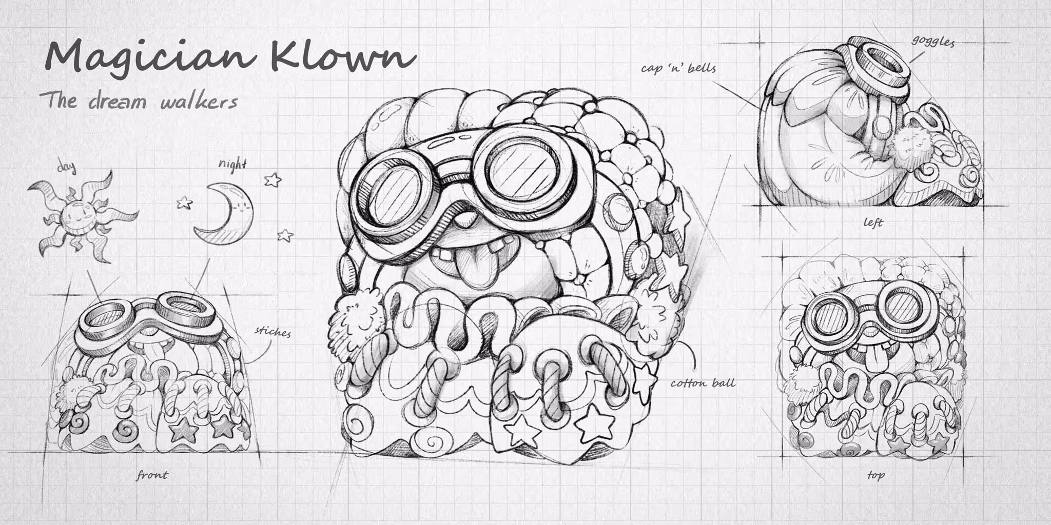 dream walkers magician klown custom keycaps 002