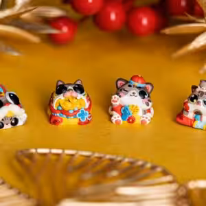 jelly key happy meow year custom keycaps 102