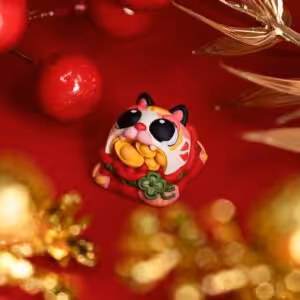 jelly key happy meow year custom keycaps 131