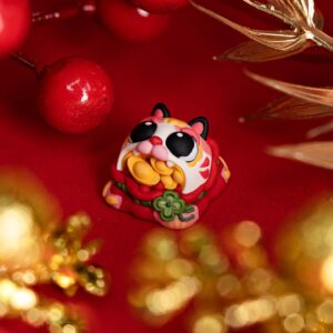 jelly key happy meow year custom keycaps 131