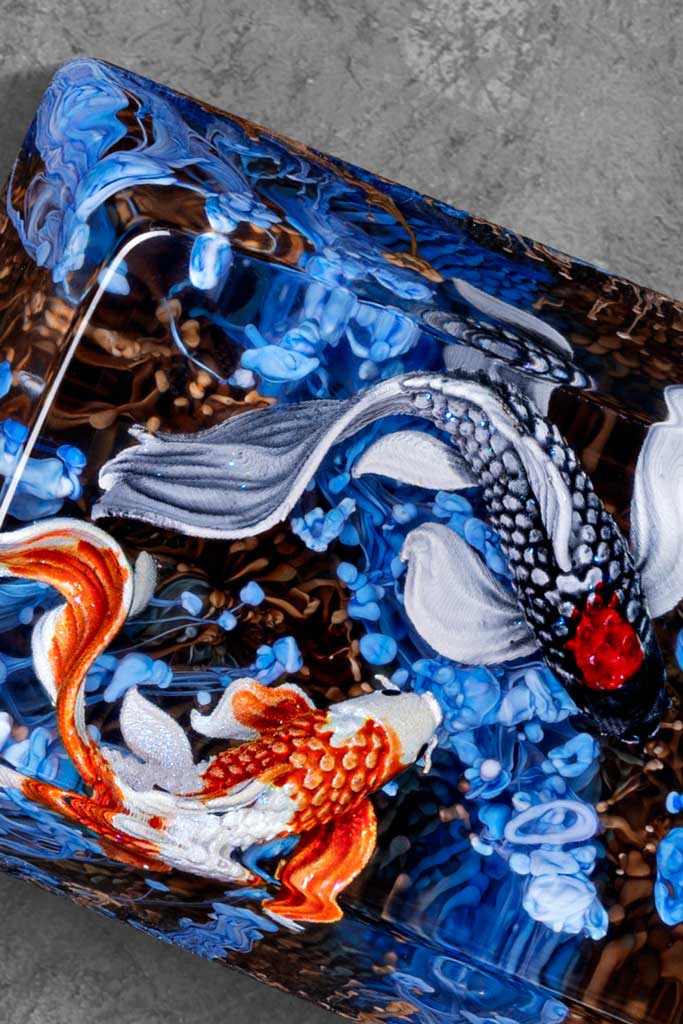 zen pond lost then found artisan keycaps