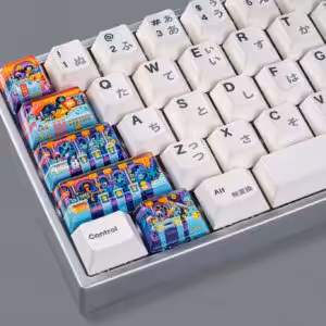 jellykey 8bits v4 custom keycaps 324