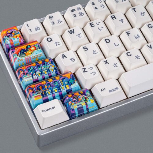 jellykey 8bits v4 custom keycaps 324