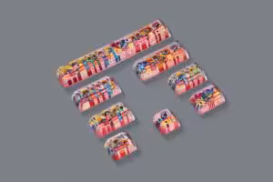 jellykey 8bits v4 custom keycaps 360