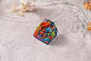 jelly key coral odyssey artisan keycaps 2008