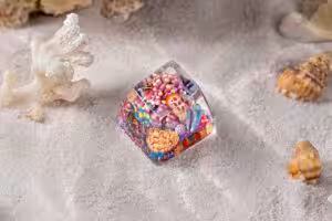 jelly key coral odyssey artisan keycaps 2010