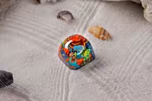 jelly key coral odyssey artisan keycaps 2014