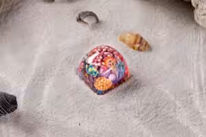 jelly key coral odyssey artisan keycaps 2016