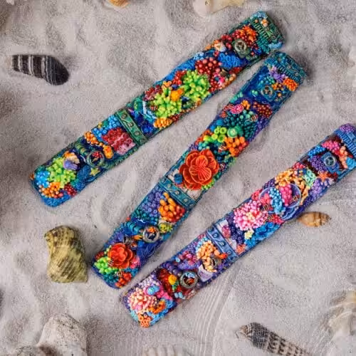 jelly key coral odyssey artisan keycaps 2074
