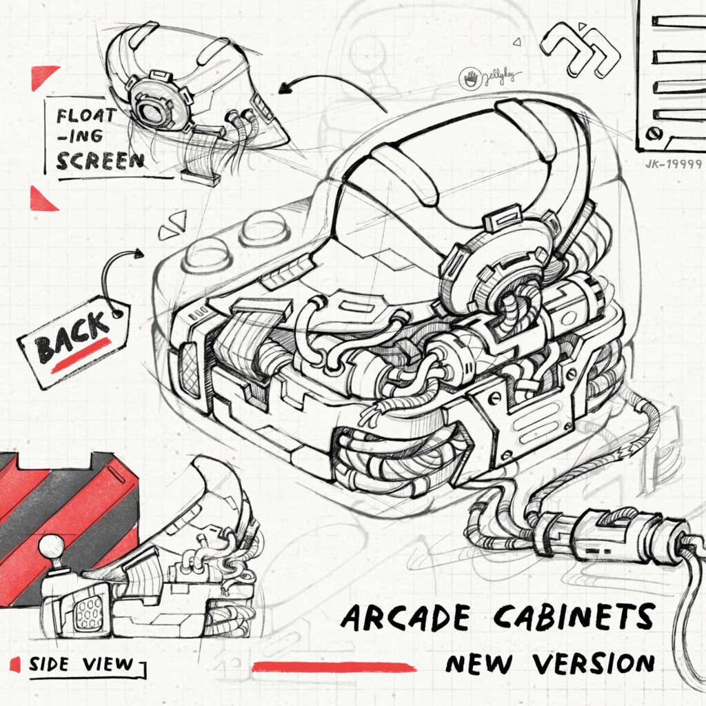 arcade 2023 square back