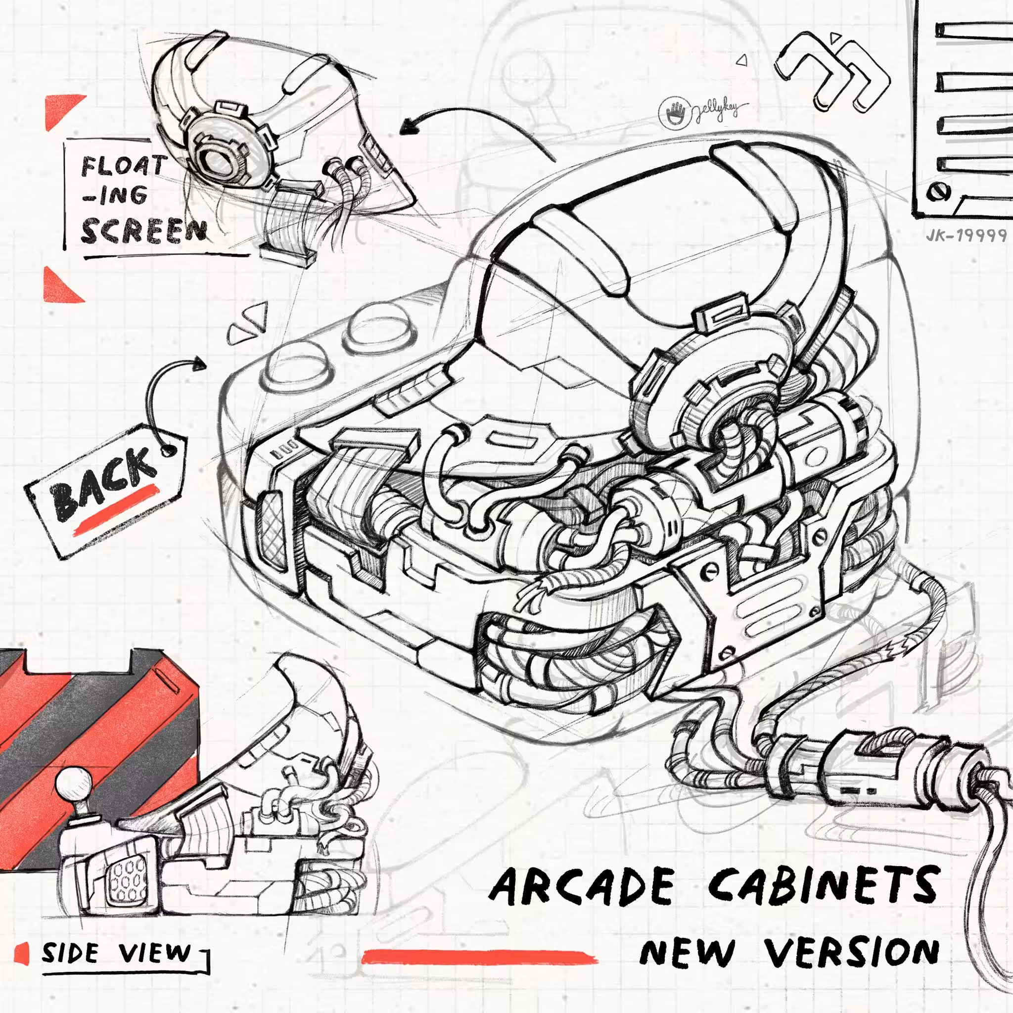 arcade 2023 square back