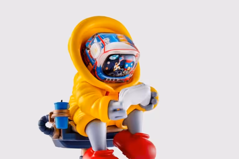 arcade cabinets series – stand boy art toy