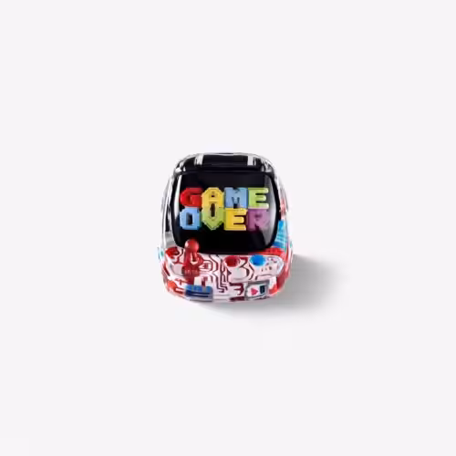 jelly key retrotv arcade cabinet custom keycaps 0123