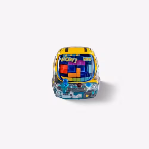 jelly key retrotv arcade cabinet custom keycaps 0172
