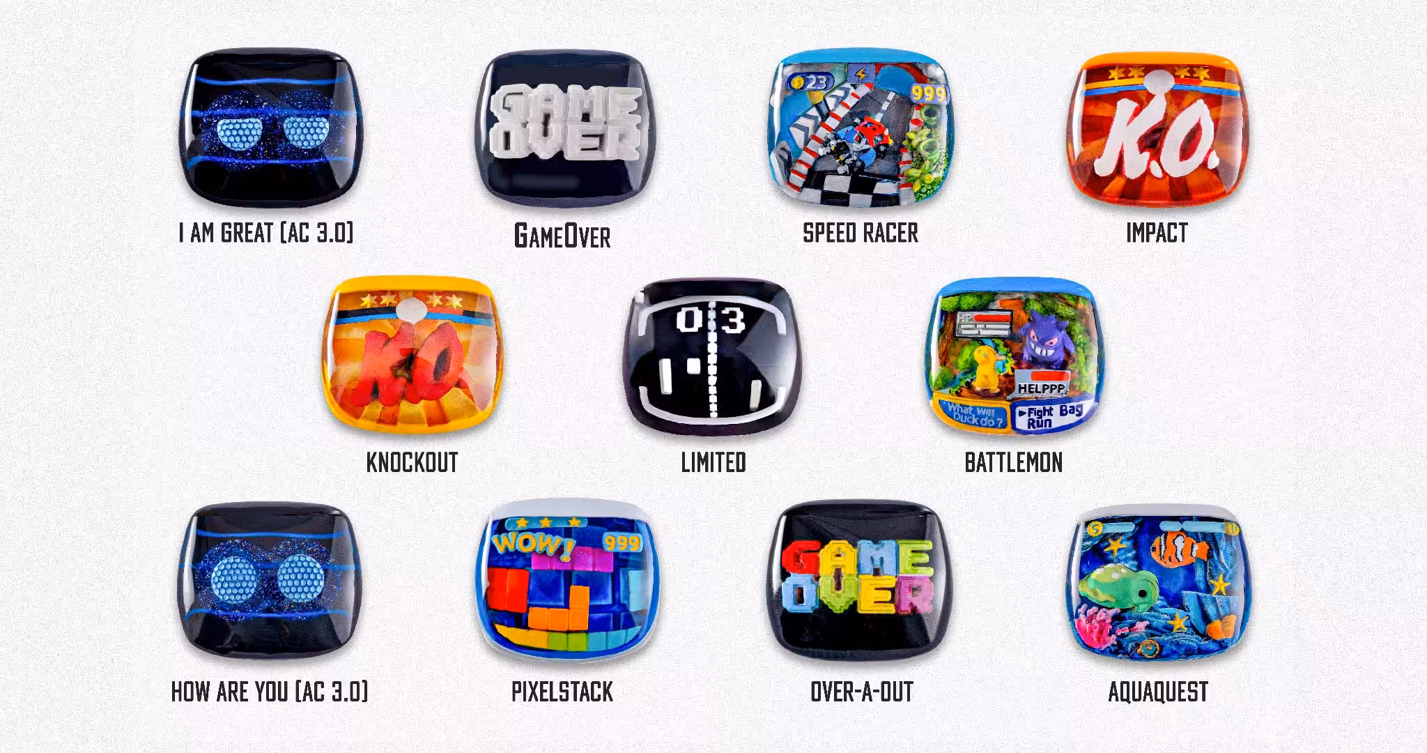 arcade cabinets virtual frontier artisan keycaps