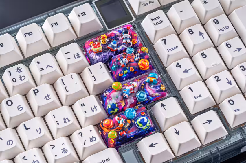jellykey crystal veil astro custom keycaps 0001016