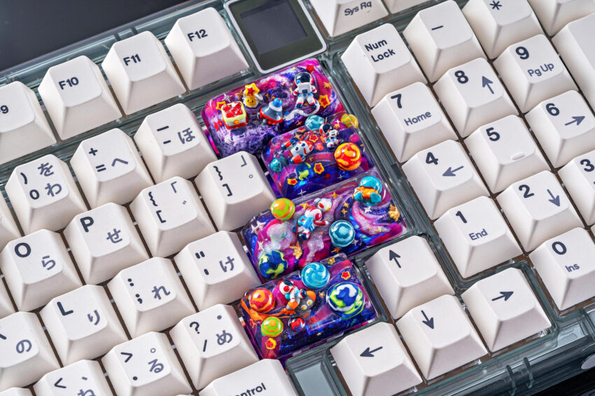 jellykey crystal veil astro custom keycaps 0001016