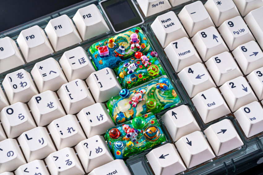 jellykey crystal veil astro custom keycaps 0001018