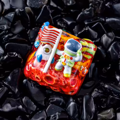 jellykey crystal veil astro custom keycaps 110