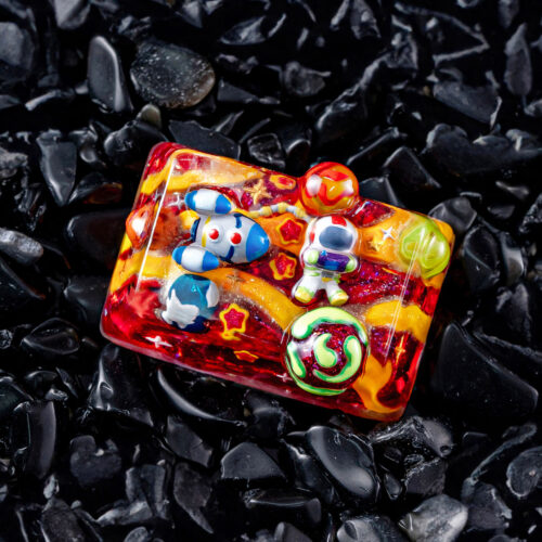 jellykey crystal veil astro custom keycaps 111