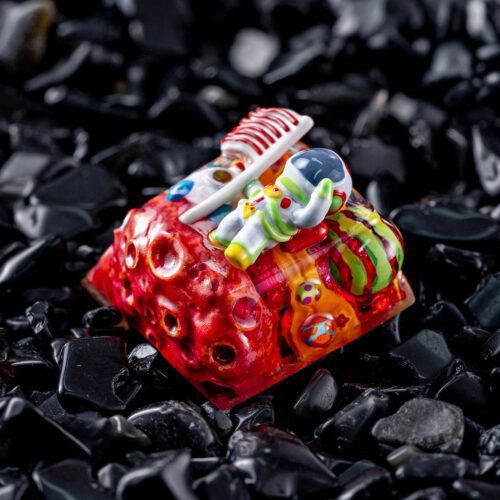 jellykey crystal veil astro custom keycaps 120