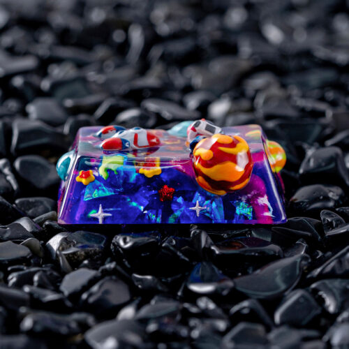 jellykey crystal veil astro custom keycaps 201