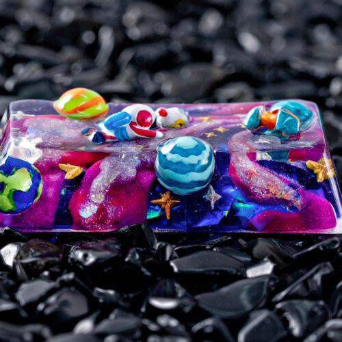 jellykey crystal veil astro custom keycaps 204