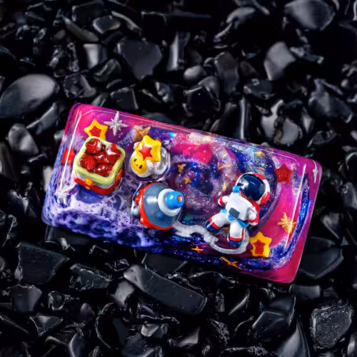 jellykey crystal veil astro custom keycaps 213