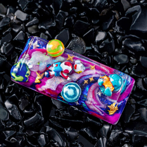 jellykey crystal veil astro custom keycaps 214