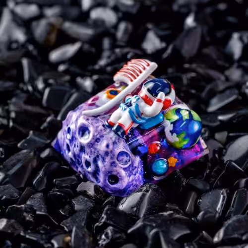 jellykey crystal veil astro custom keycaps 220