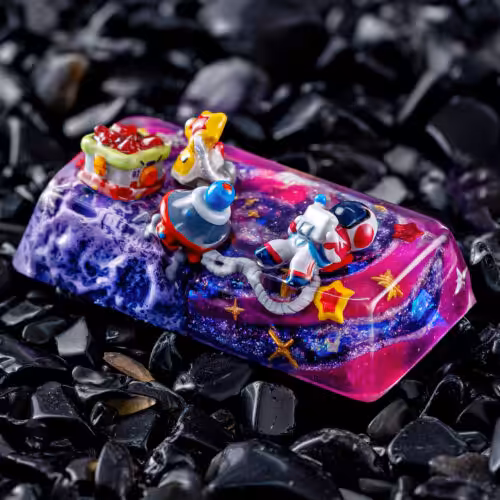 jellykey crystal veil astro custom keycaps 223