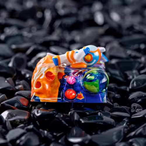 jellykey crystal veil astro custom keycaps 300
