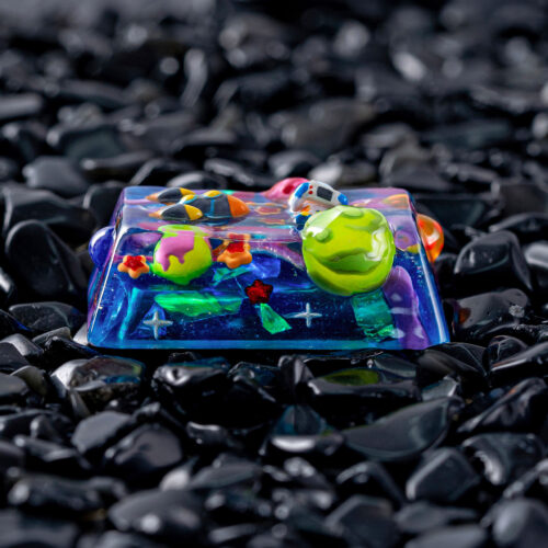 jellykey crystal veil astro custom keycaps 301