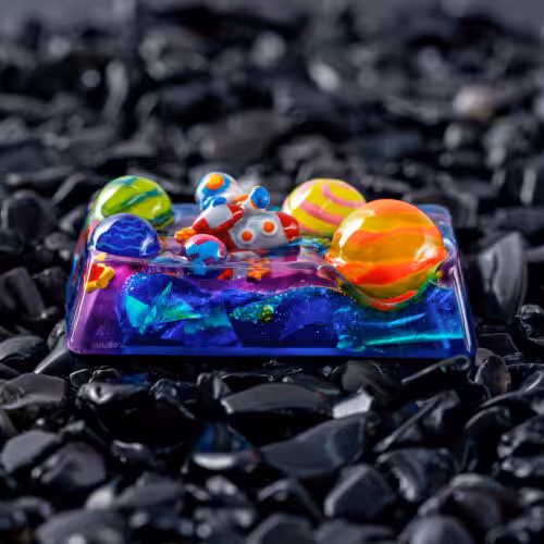 jellykey crystal veil astro custom keycaps 302