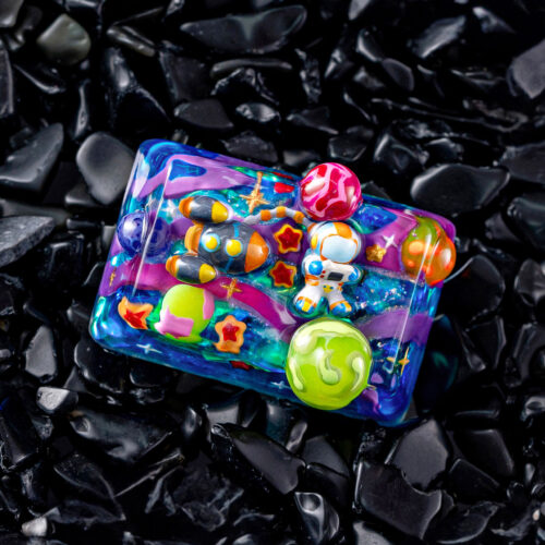 jellykey crystal veil astro custom keycaps 311